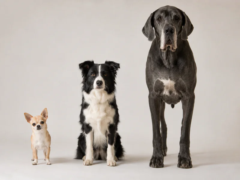 Dog food kibble size by breed size