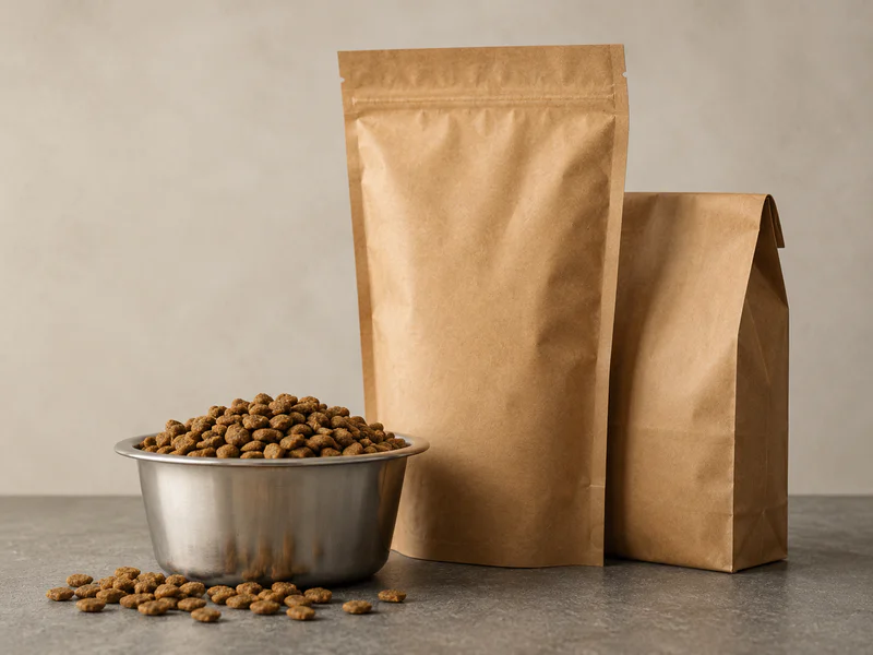 Private label dry dog food bags for own-brand companies