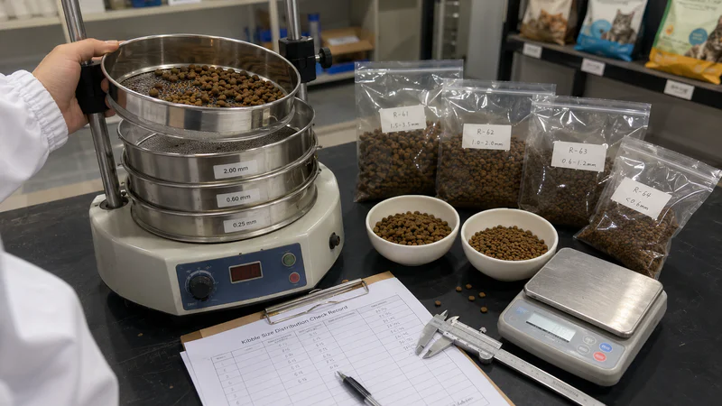 Kibble size check