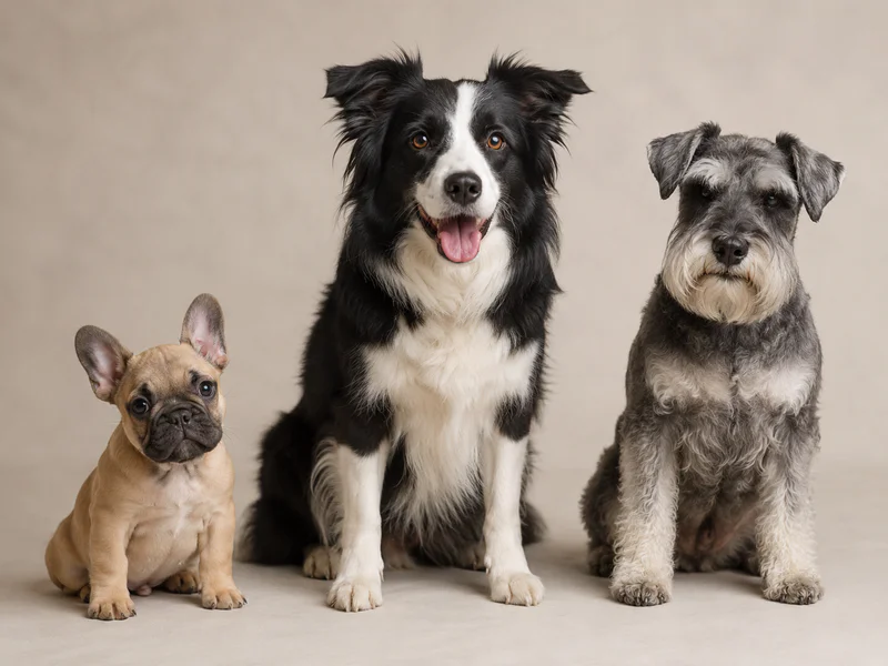 Dog food formula options by life stage