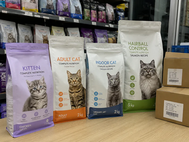 Mainstream dry cat food for Vietnam