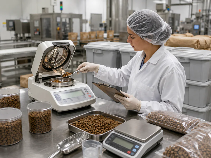 Moisture and product testing