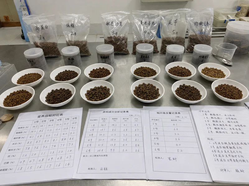 Dry pet food nutrition direction