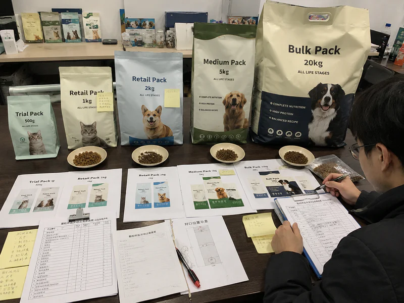 Matching packaging size to product presentation