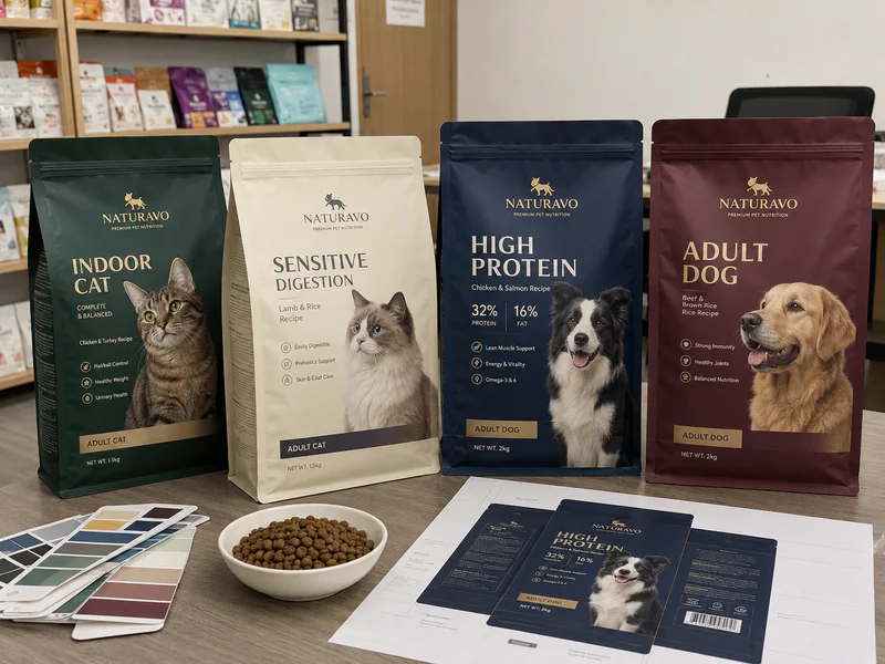 Premium private label dry pet food for Singapore