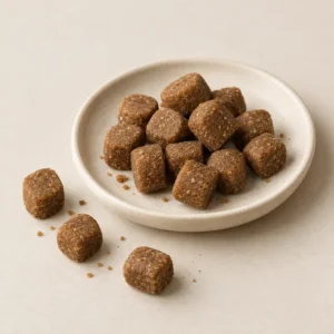Botanical Blend Soft Chews product concept on a neutral studio background