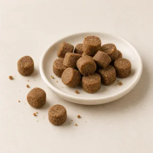 Eye Support Soft Chews product concept on a neutral studio background