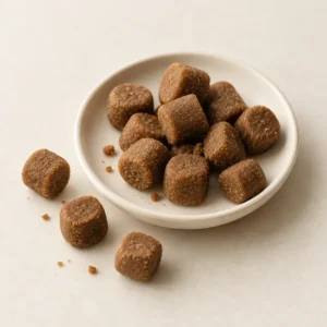 Multivitamin Soft Chews product concept on a neutral studio background