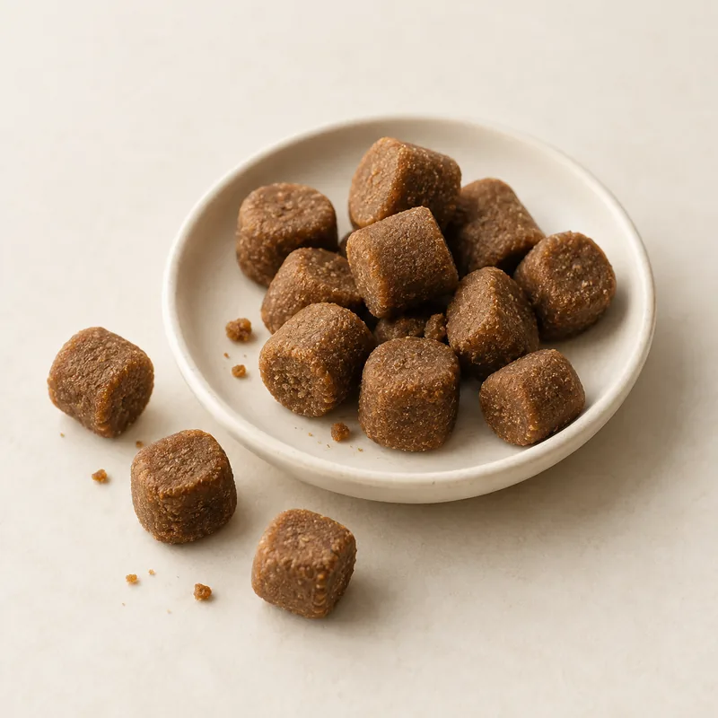 Multivitamin Soft Chews product concept on a neutral studio background